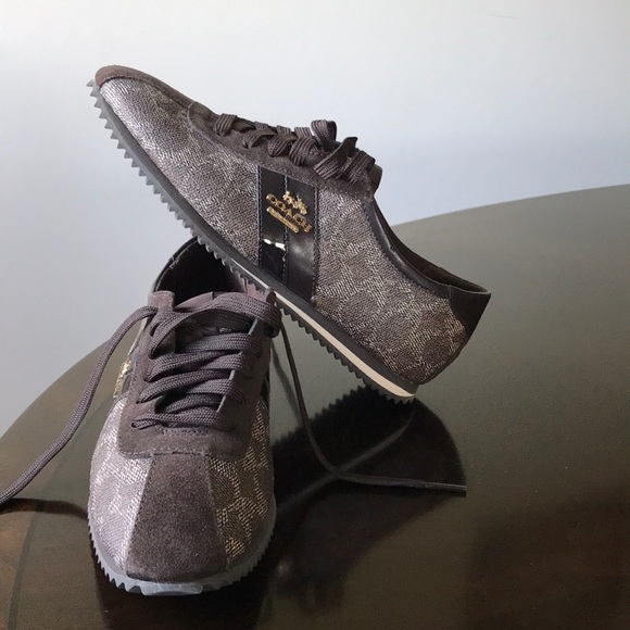 🇺🇸🇺🇸Coach signature fabric 6B lace up cortex Sneakers - Picture 4 of 8